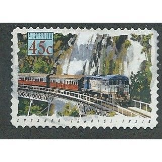 AUS 1993 45c (S/A) 'TRAINS- KURANDA' FINE USED (EBID35-776)