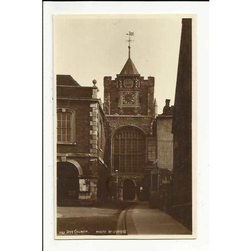 Sussex RYE Church Postcard by Judges (292)
