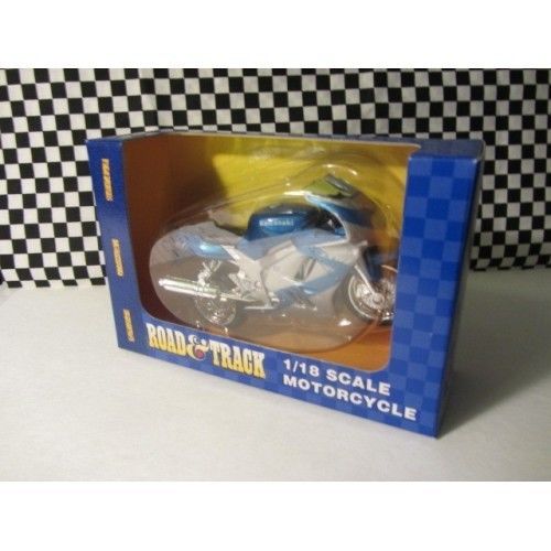 1/18 SCALE MAISTO KAWASAKI NINJA BLUE SILVER