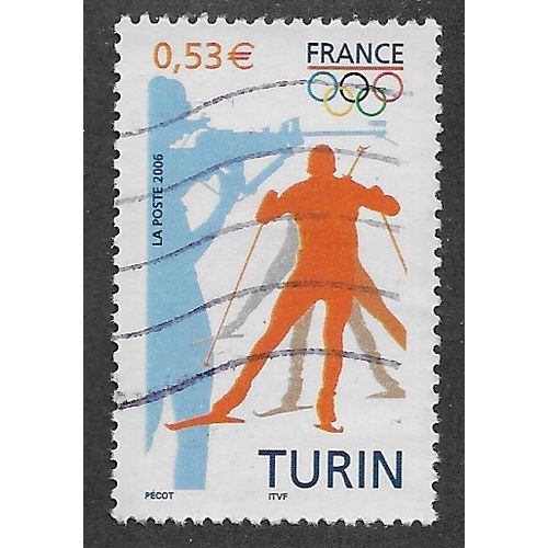 FRA 2006 53c 'WINTER OLYMPICS - TURIN' FINE USED (EBID57-423)