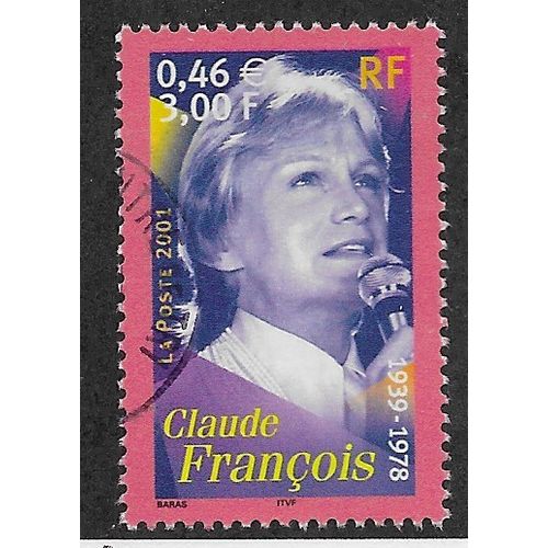 FRA 2001 3F 'SINGERS- CLAUDE FRANCOIS' FINE USED (EBID60-970)