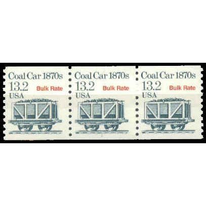2259 13.2c Coal Car Very Fine MNH Dry Gum PNC 1/3 W1460