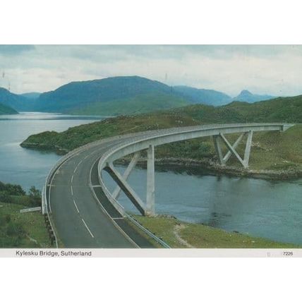 Kylesku Bridge Sutherland Postcard