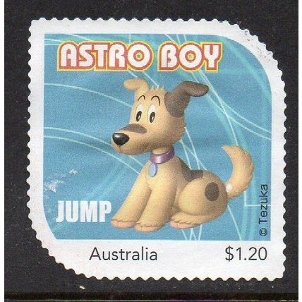 AUSTRALIA: 2023 ASTRO BOY, TEZUKA PRODUCTIONS, USED SELF-ADHESIVE MYSTAMP 017/18