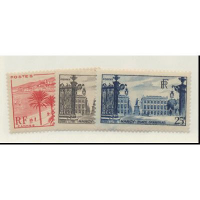 France Stamps Scott #573 To 575, Mint Hinged