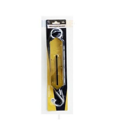 Pocket Balance Scales 50Kg Metric Imperial Increments 2Kg 4Lb Fishing Farm Home
