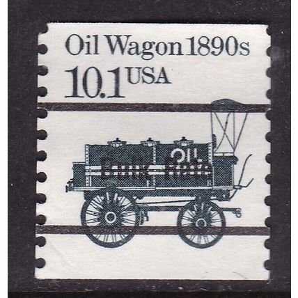 United States 1985 Oil Wagon 1890's 10.1c Bulk Rate precancel SG 2164 VGC