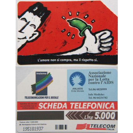 Italy Phone Card - Contraceptive
