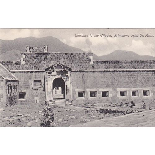 Entrance To the Citadel Brimstone Hill Saint Kitts Postcard (F7300)