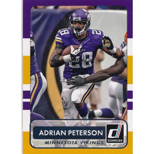 2015 Donruss Football 64 Adrian Peterson Minnesota Vikings