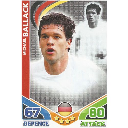 Match Attax - World Cup 2010: Germany - Midfielder, Ballack