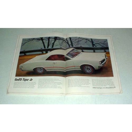 1967 Pontiac OHC Six Car Ad - GeeTO Tiger, Jr