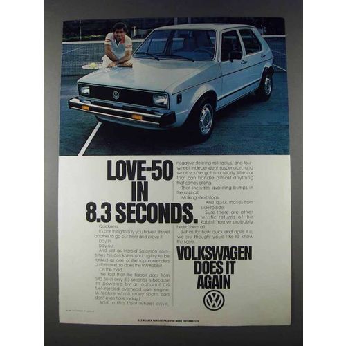 1980 Volkswagen Rabbit Ad - Love-50 in 8.3 Seconds
