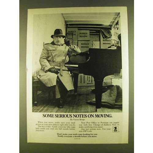1980 U.S. Postal Service Ad - Victor Borge