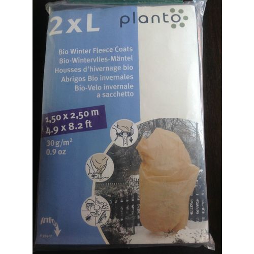 PLANTO BIO WINTER FLEECE COATS Reliable Frost Protection 2 Sizes avail. BNIB