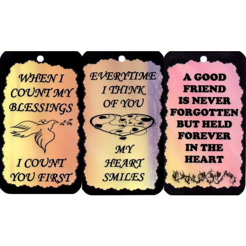 3 Friendship Signs Sayings Plaque Gift Inspirational Christian Funny Love #3