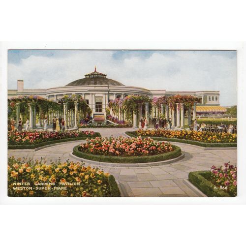 The Winter Gardens Pavilion Weston-Super-Mare Postcard A866