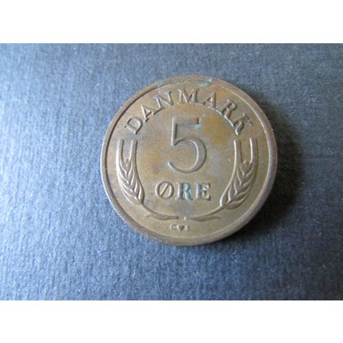 1966 DENMARK 5 ORE FREE POST. Q