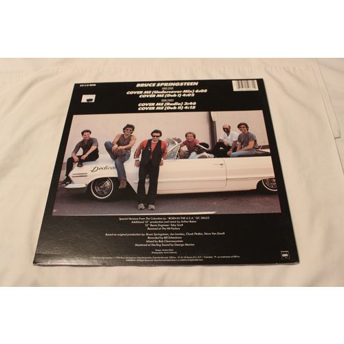 Bruce Springsteen 12" Single with Original Cover-COVER MEx4 STEREO