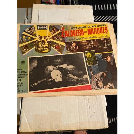 The Skull..Peter Cushing../Patrick Wymark.Mexican LOBBY CARD