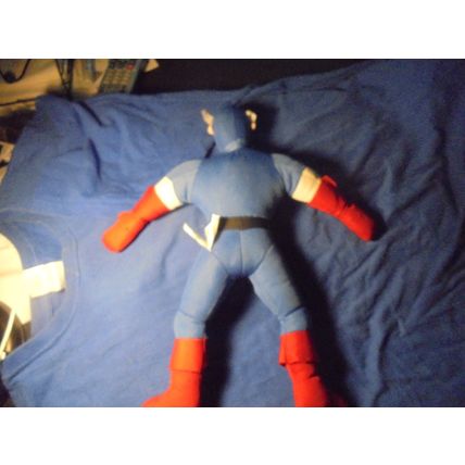 CAPTAIN AMERICA 16" Tall PLUSH DOLL! Marvel/Good Stuff, 2010! $25.00 Shipped!
