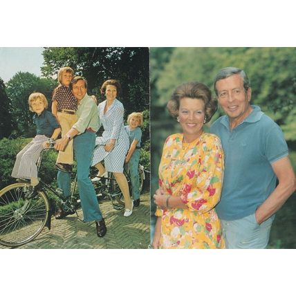 Prince Claus Prins Of Der Nederlanden Dutch Bicycle 2x Postcard s
