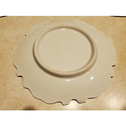 3 - Vintage Plates Woman With Flowers, Last Supper, Flower Design