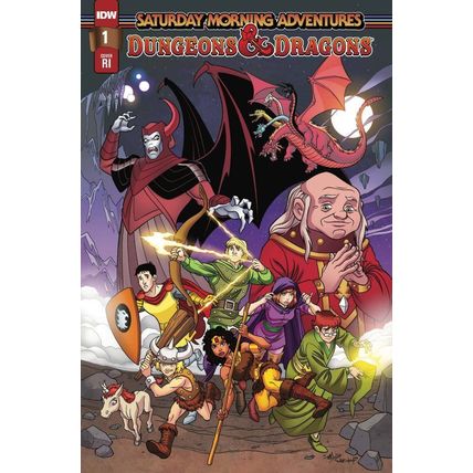 DUNGEONS & DRAGONS #1 Saturday Morning Adventures RARE 1:10 Variant NM+ HOT!!