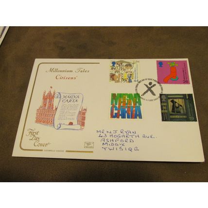Cotswold 1999 GB FDC Cover - Millennium Tales - Citizens