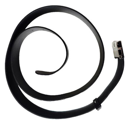 Bonded leather belt for buckles Takes 40mm buckle Adjustable 50 inch Length B004