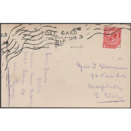 The Cathedral, Sheffield, Yorkshire, 1921 - WH Smith RP Postcard
