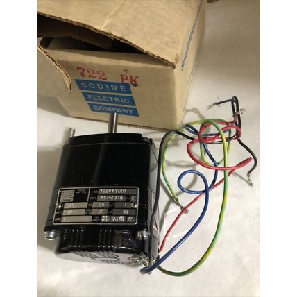 NEW BODINE ELECTRIC GEARMOTOR KCI-23T4 ,722PK7001,KC1-23T4,115V,DJ