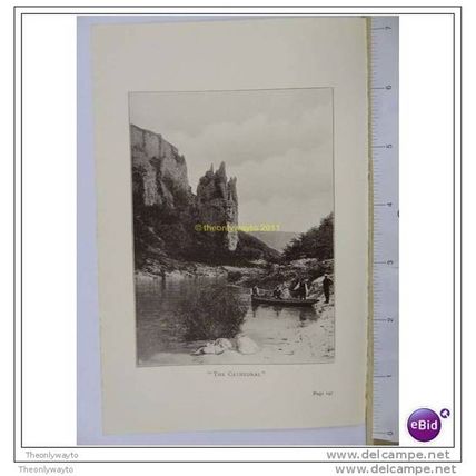 THE CATHEDRAL', CEVENNES, FRANCE, Book Illustration, c1907
