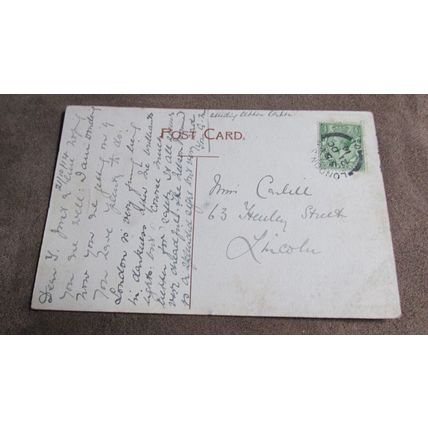 1914 fr Postcard - Busy Holborn Circus scene - London