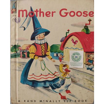 1957 MOTHER GOOSE ILLUSTRATED by ESTHER FRIEND A RAND McNALLY ELF PICTURE BOOK