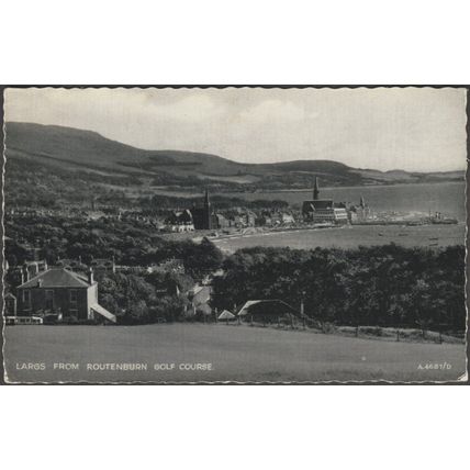 Largs from Routenburn Golf Course, Ayrshire, 1958 - Valentine's Postcard
