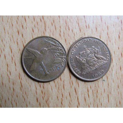 Trinidad & Tobago 1989 1 Cent Coin