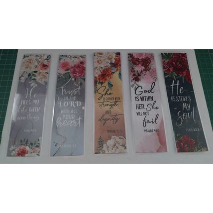 Bible Bookmarks Book Markers Gift For Reader (X5)