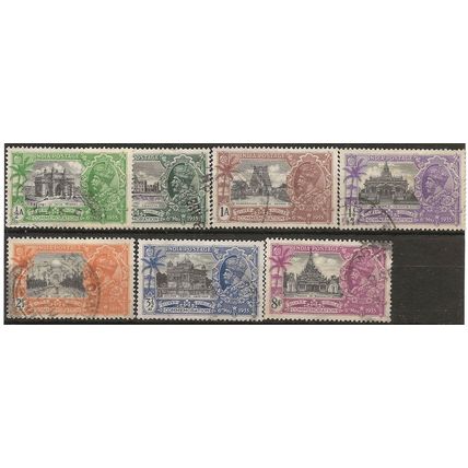 India 1935 Silver Jubilee Set SG240-246 Fine Used ..