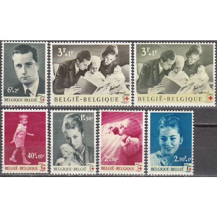 Belgique 1963 Michel 1322 - 1328 Neuf ** Cote (2008) 6.05 € Croix Rouge