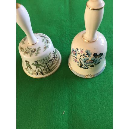 Job Lot of 2 China Bells.