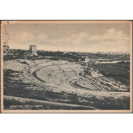 Teatro Greco, Siracusa, c.1940s - Cesare Capello Cartolina