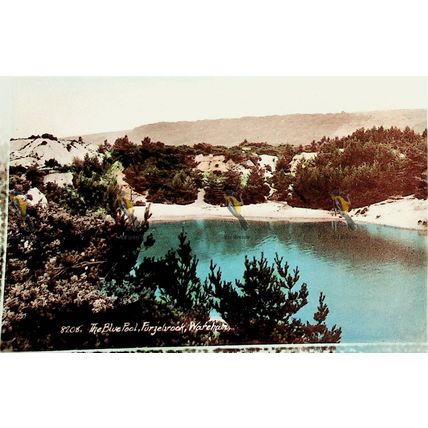 Blue Pool, Furzebrook, Wareham, Dorset, 8208 Sweetman 'Sunshine' Postcard
