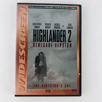 Highlander 2 Renegade Version - The Directors Cut DVD