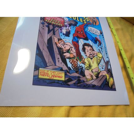 MARVEL TEAM-UP # 28 COVER! Post-Production Art - Spider-Man & Hercules! 1974!
