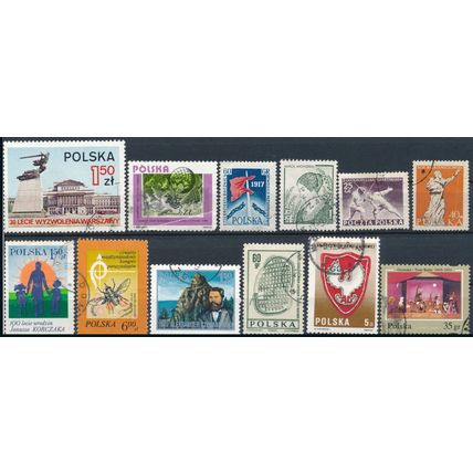 1200+ Stamp Selection - Poland - Used Hinged