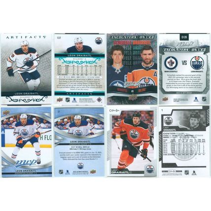 Leon Draisaitl 19x incl Inserts, Turq, Blue