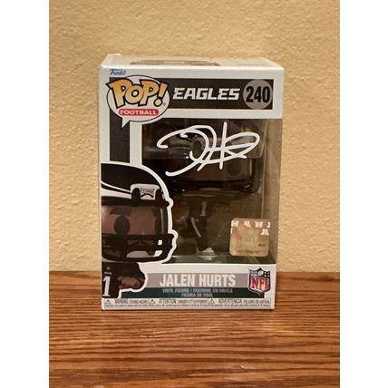 Funko Pop! NFL - Jalen Hurts #240 Facsimile Laser Autographed (Box & Protector)