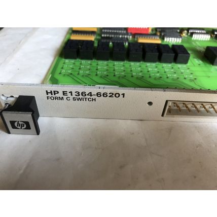 HP 75000 MODULE E1364A HP E1364-66201 FORM C SWITCH,TL