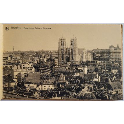 Postcards Brussels, Belgium. Book of 10. Unposted